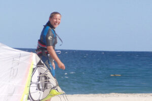 Baja Kite Surging Girl